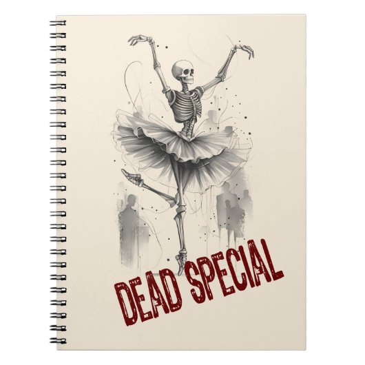 Tanzskelette Dead Special Notebook Notizblock (Vorderseite)