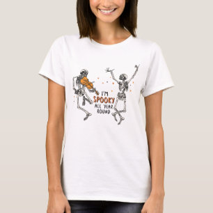 Tanzskelette, die ich das ganze Jahr lang gerne hö T-Shirt