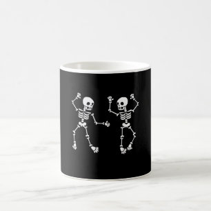 Tanzskelette Funny Dancing Lover Halloween Kaffeetasse