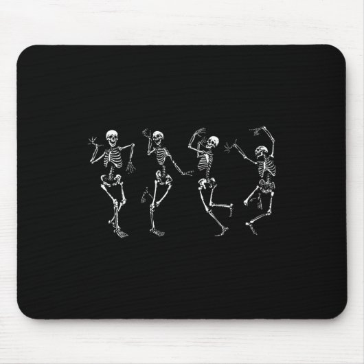 Tanzskelette Halloween-Tanz des Todes Macabre Mousepad (Vorne)