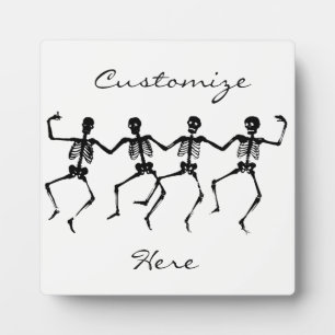 Tanzskelette Halloween Thunder_Cove Fotoplatte