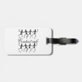 Tanzskelette Halloween Thunder_Cove Gepäckanhänger (Rückseite horizontal)