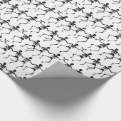 Tanzskelette Halloween Thunder_Cove Geschenkpapier (Ecke)