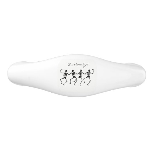 Tanzskelette Halloween Thunder_Cove Keramik Schubladengriff (Vorderseite)