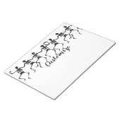 Tanzskelette Halloween Thunder_Cove Notizblock (angewinkelt)