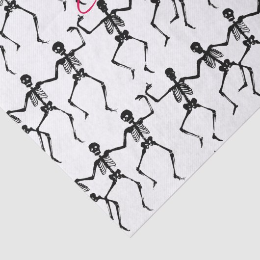 Tanzskelette Halloween Thunder_Cove Seidenpapier (Ausschnitt)