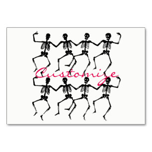 Tanzskelette Halloween Thunder_Cove Tischnummer