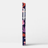 Tanzskelette im Blumengartenmuster Case-Mate iPhone Hülle (Rückseite / Links)