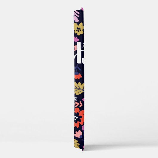 Tanzskelette im Blumengartenmuster Case-Mate iPhone Hülle (Rückseite / Rechts)