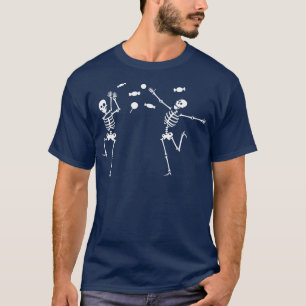 Tanzskelette Kanadier Halloween Trick oder Trete T-Shirt