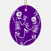 Tanzskelette Keramik Ornament (Rechts)