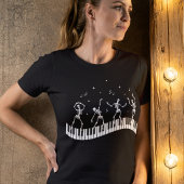 Tanzskelette Keyboard Music Teacher T - Shirt