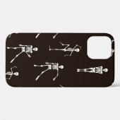 Tanzskelette nahtloses Muster Case-Mate iPhone Hülle (Rückseite (Horizontal))