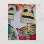 Tanzskelette Postkarte (Vorderseite)