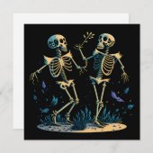 Tanzskelette Spooky Classic Black (Vorne/Hinten)