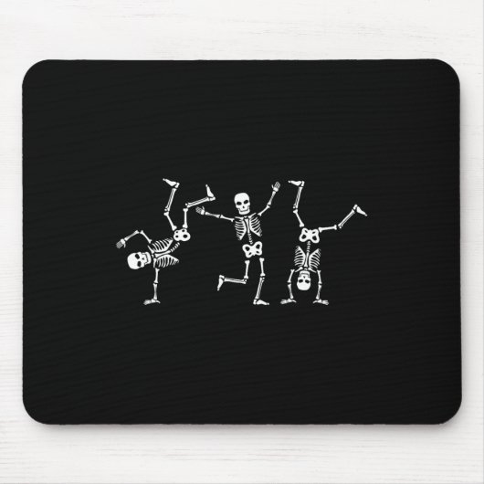 Tanzskelette TanzChallenge Halloween Beängstigend Mousepad (Vorne)