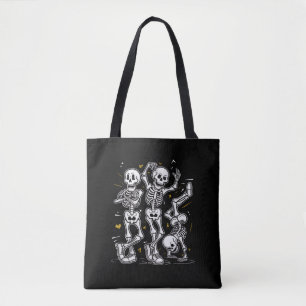 Tanzskelette TanzChallenge Halloween Tasche