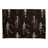 Tanzskelette: Unglaublicher nahtloser Hintergrund Kissenbezug (Vorderseite)