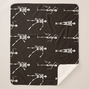 Tanzskelette: Unglaublicher nahtloser Hintergrund Sherpadecke