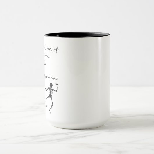 Tanzskelette, Zitat Tasse (Zentrum)