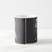 Tanzskelettkaffee auf kaffeetasse (Mittel)