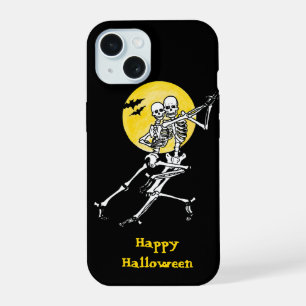 Tanzskelettkaffee unter Vollmond iPhone 15 Hülle