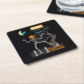 Tanzskeletton Halloween Paper Untersetzer (angewinkelt)