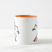 Tanzskeletton Tasse - Spaß Spooky Halloween Vibes (Zentrum)