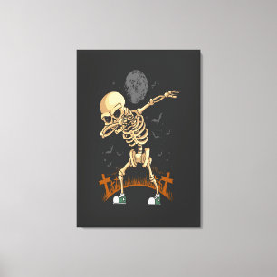 Tanzskull Leinwanddruck