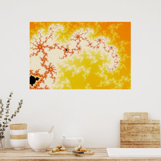 Tanzsonnenlicht Poster (Küche)