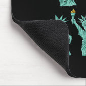 Tanzstatue 4. Juli USA Boys Gir Mousepad (Ecke)