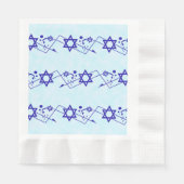 Tanzstern von David auf Wolken Serviette (Vorderseite)