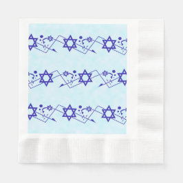 Tanzstern von David auf Wolken Serviette