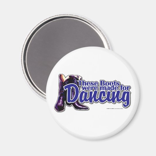 Tanzstiefel Magnet (Vorderseite/Rückseite)