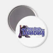 Tanzstiefel Magnet (Vorderseite/Rückseite)