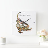 Tanzstil für immer quadratische wanduhr (Zuhause)