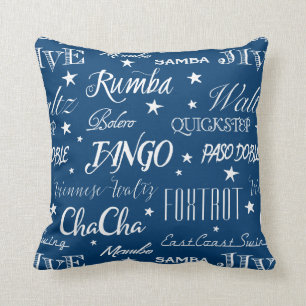 Tanzstile für den Ballsaal in allen Farben Kissen
