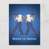 Tanzstimmung Postkarte (Vorderseite)