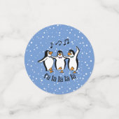 Tanzstipenguins Design Table Konfetti (Klein Vorderseite)