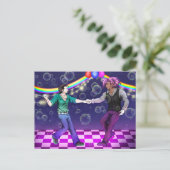 Tanzstolz Couple Postkarte (Stehend Vorderseite)