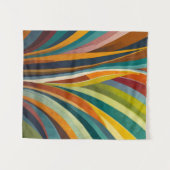 Tanzstreifen in Farbe Wandteppich (Vorderseite (Horizontal))