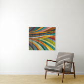Tanzstreifen in Farbe Wandteppich (Beispiel (Horizontal))