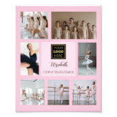 Tanzstudio Ballet Collage Fotodruck (Vorne)