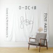 Tanzstudio-Fotoprop-Studio-Hintergrund Wandteppich (Beispiel (Horizontal))
