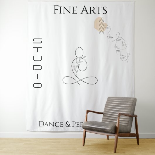 Tanzstudio-Fotoprop-Studio-Hintergrund Wandteppich (Beispiel)