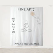 Tanzstudio-Fotoprop-Studio-Hintergrund Wandteppich (Vorderseite)