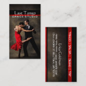 Tanzstudio, Instruktor, Tänzer, Visitenkarte (Vorne/Hinten)