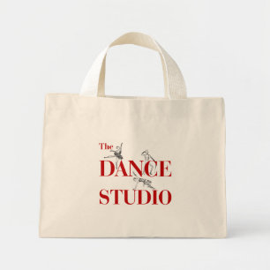 Tanzstudio, kleine Taschentasche Mini Stoffbeutel