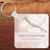 Tanzstudio Soft Pink Schlüsselanhänger (Vorderseite)