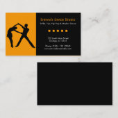 Tanzstudio Visitenkarte (Vorne/Hinten)